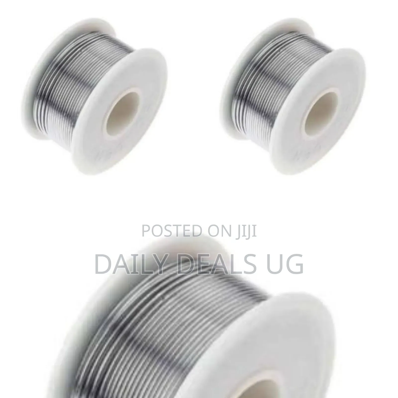Spools Of Rosin Core Solder Wire Used For Electrical Work