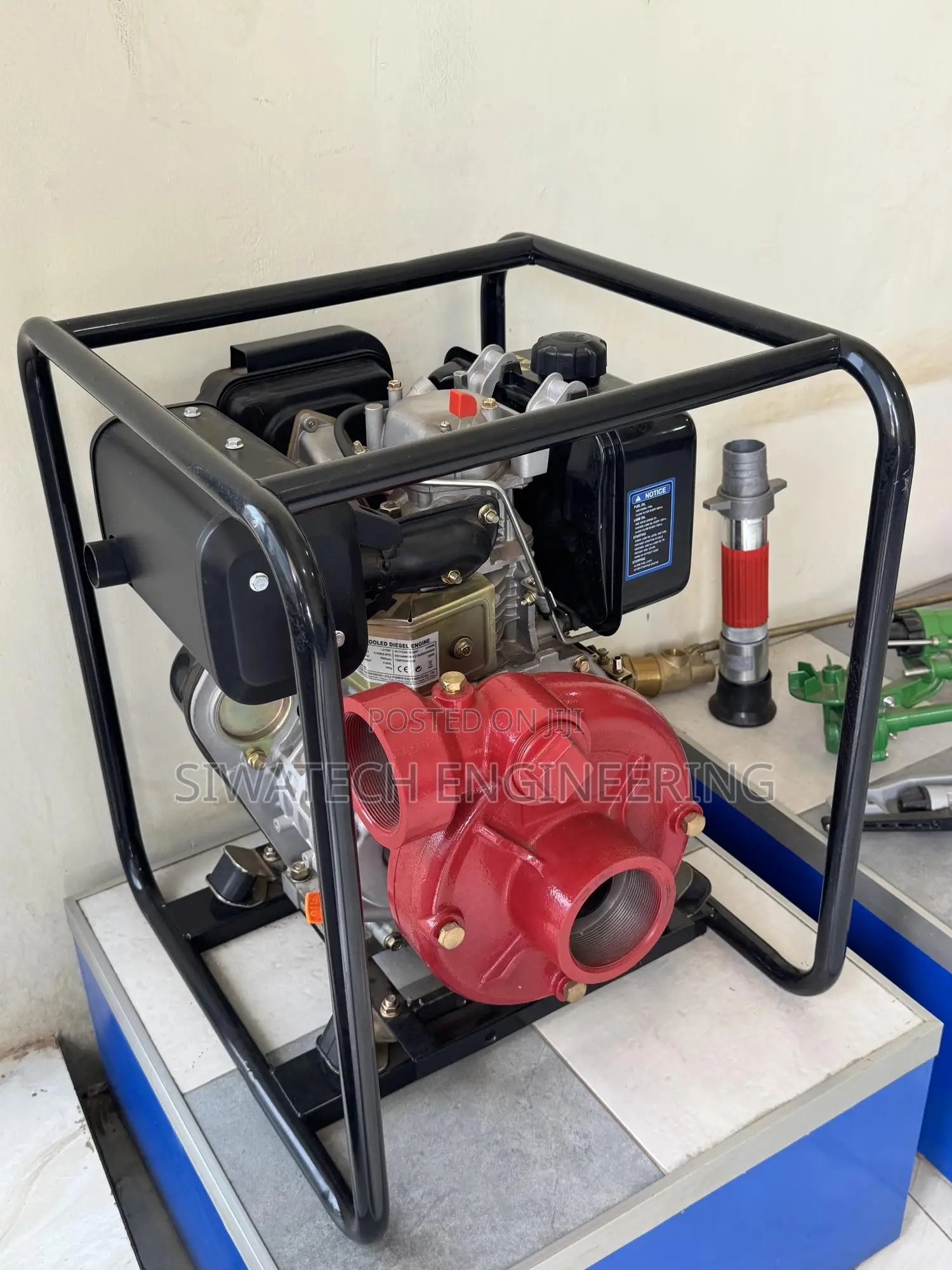High Pressure Diesel Water Pump, 3” Cast Iron. 65m Head, 50cubics/Hr