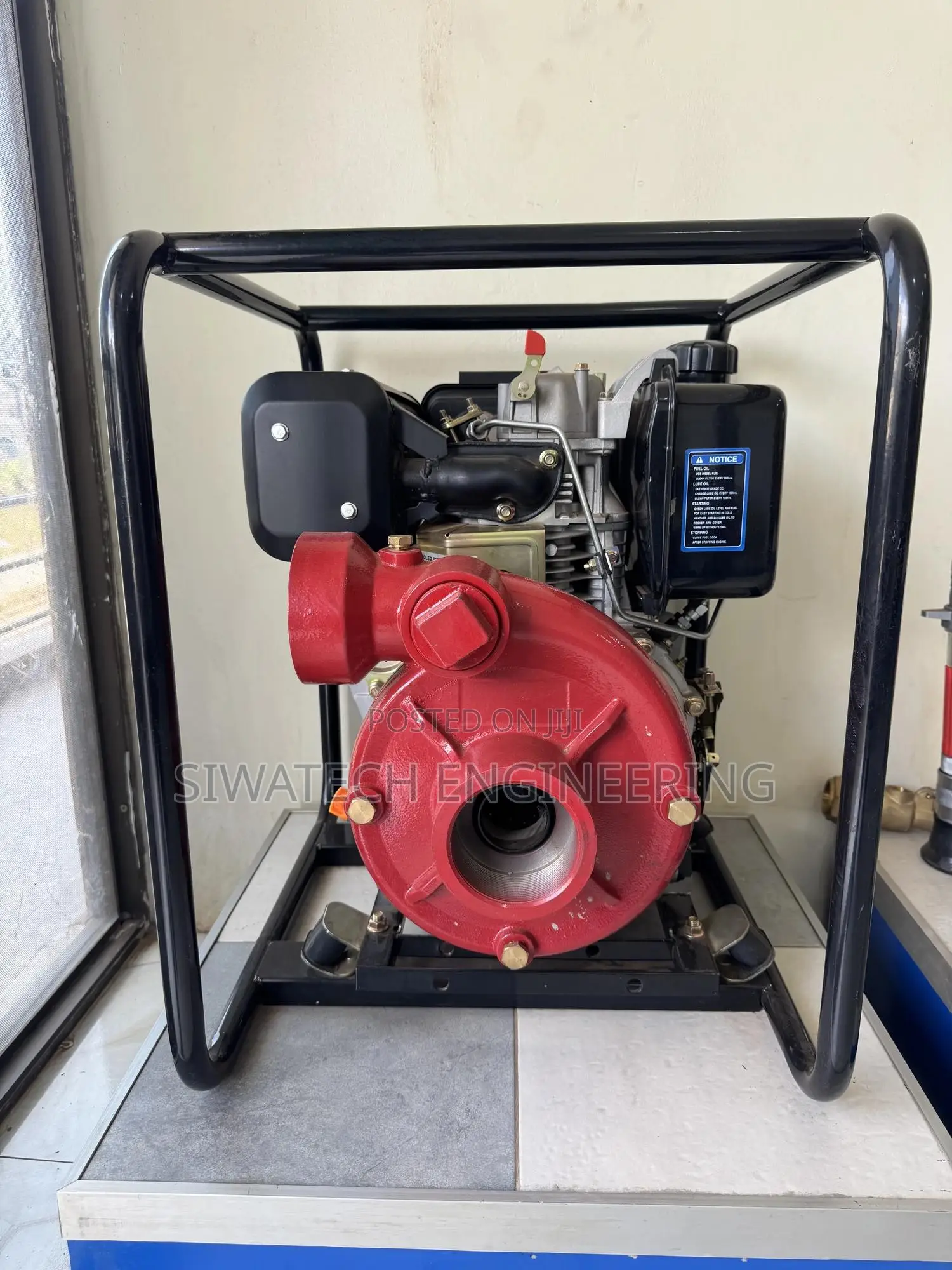 High Pressure Diesel Water Pump, 3” Cast Iron. 65m Head, 50cubics/Hr