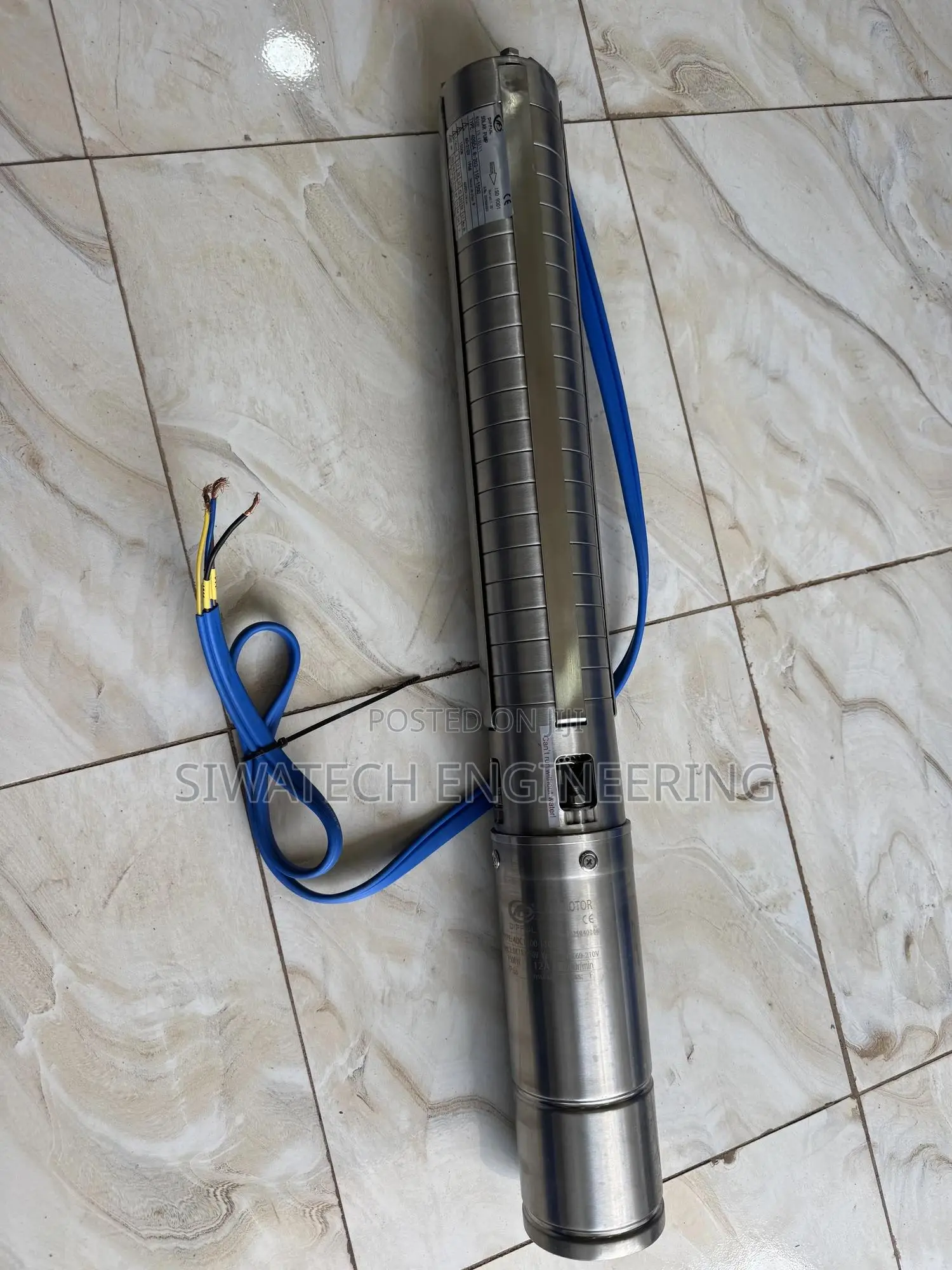 Difful Solar Sumbersible Water Pumps, 80m-390m Head, Solar and Hybrid