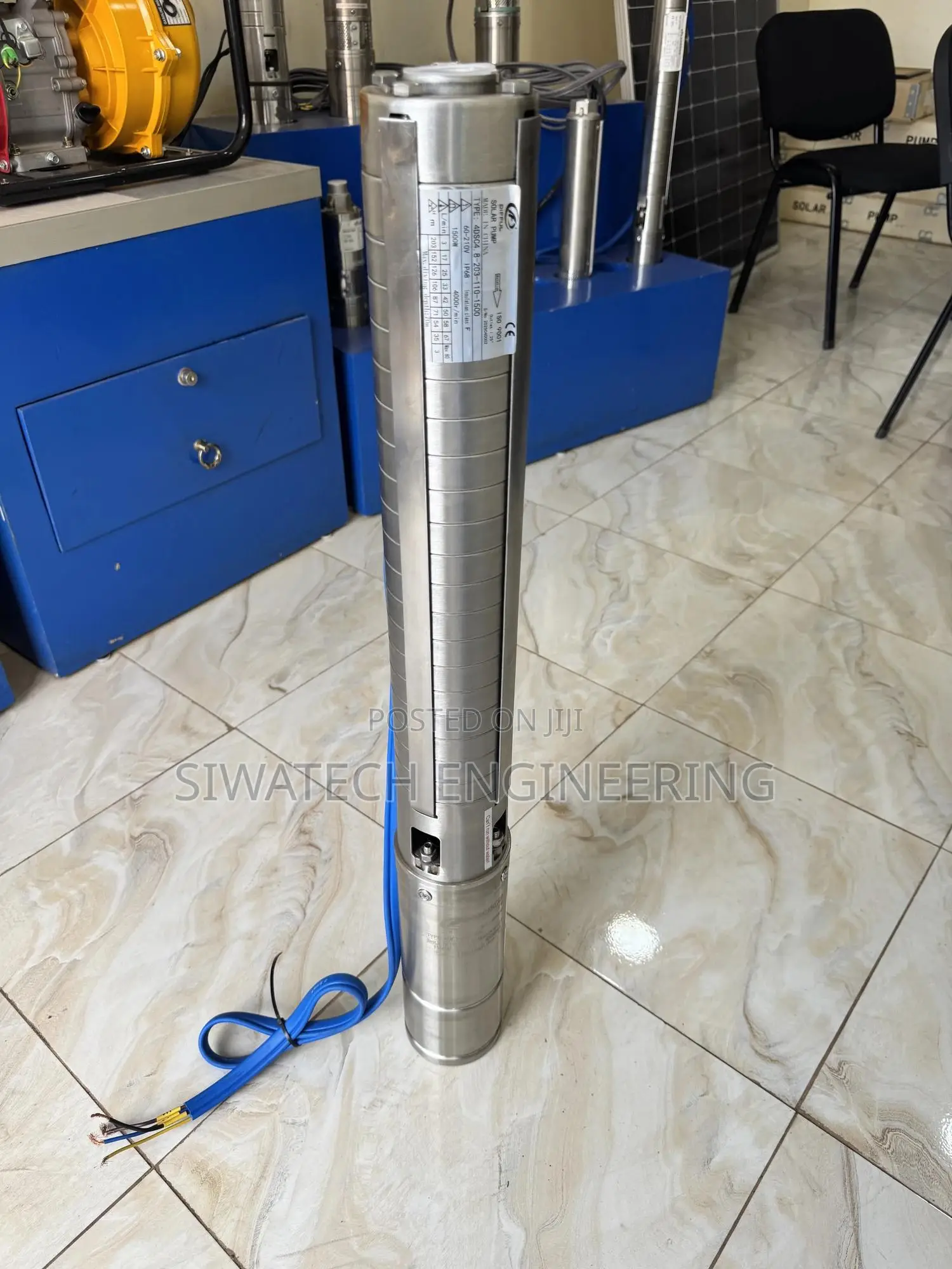 Difful Solar Sumbersible Water Pumps, 80m-390m Head, Solar and Hybrid