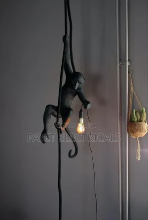 Hanging Monkey Lamp Holder