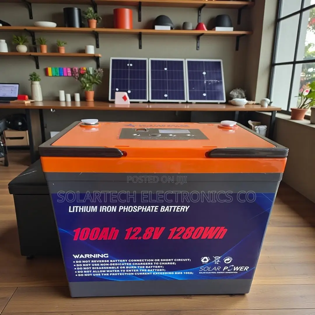 Lc Star Smart BMS 100ah Lithium Battery and 1.28 Battery Energy