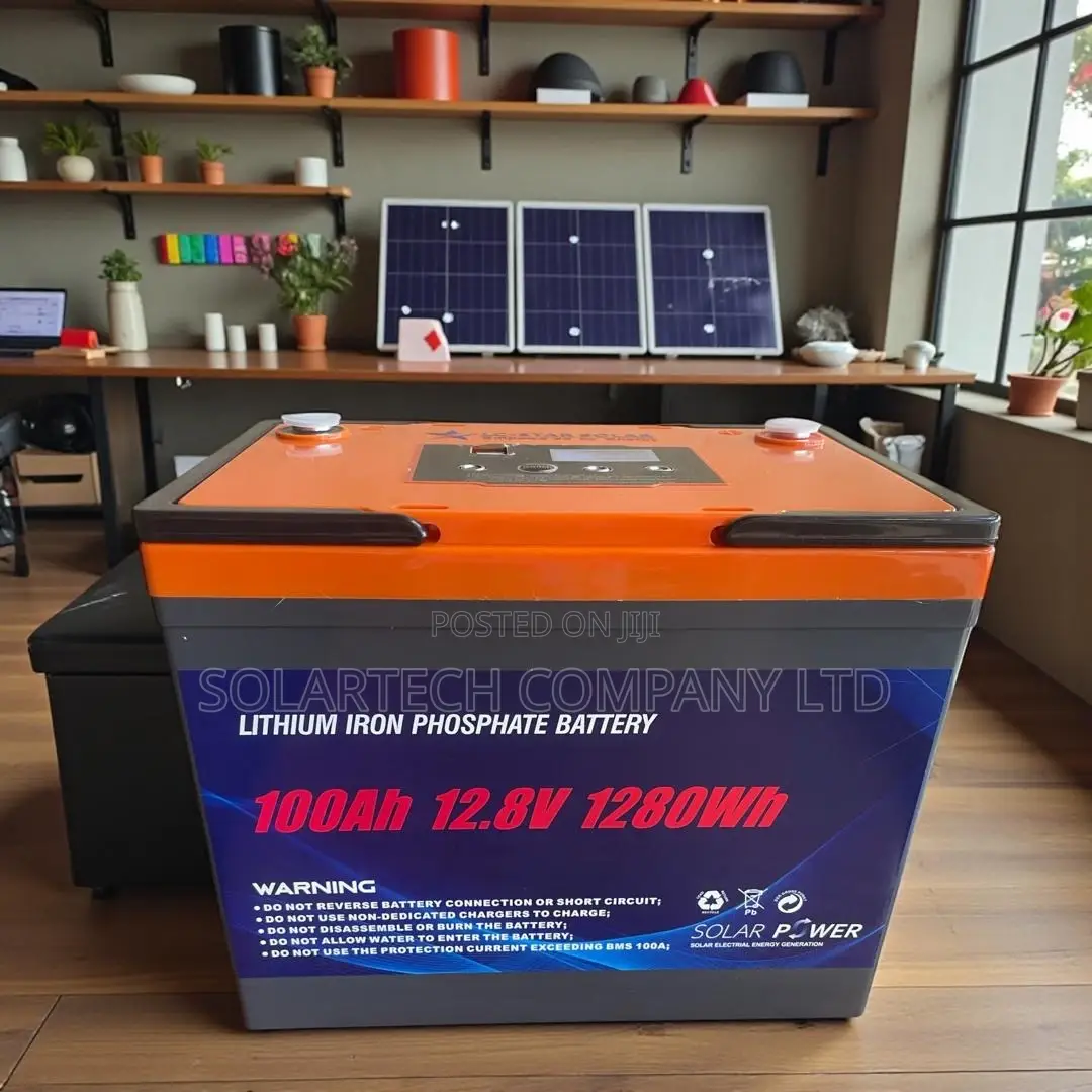 Lc Star Smart BMS 100ah Lithium Battery and 1.28 Battery Energy