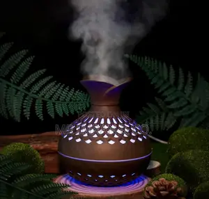 Flower Vase-Shaped Ultrasonic Cool Mist Humidifier and Aroma Diffuser.