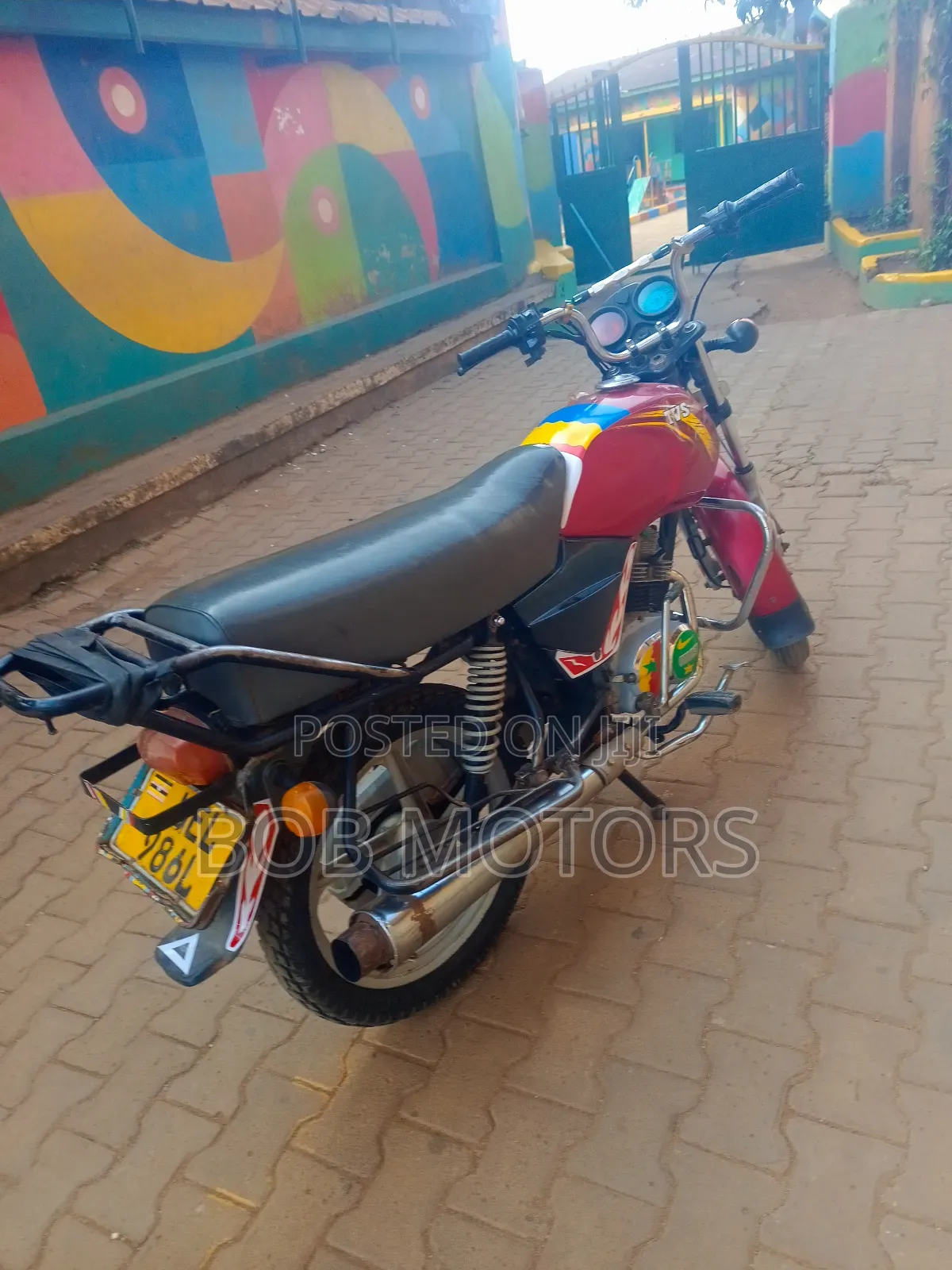 TVS XL 100 2024 Red
