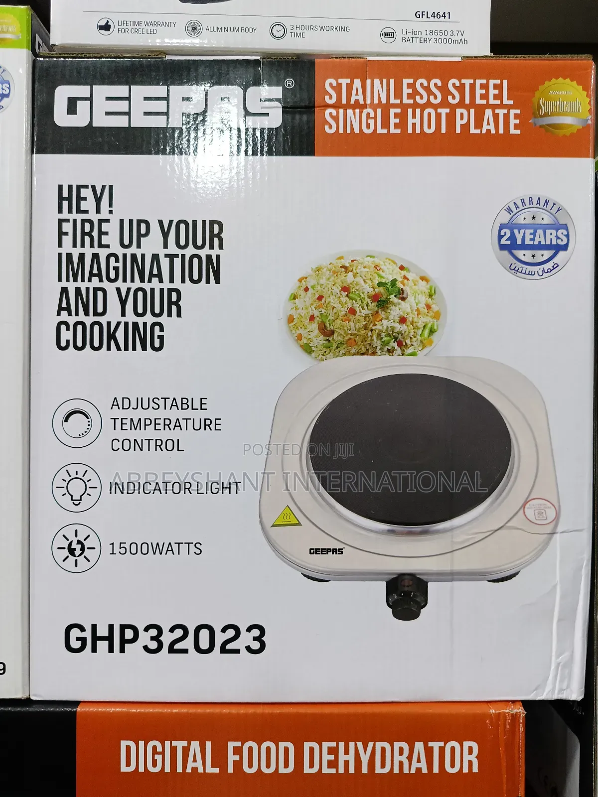 Stainless Steel Single Hot Plate/Geepas Hot Plate