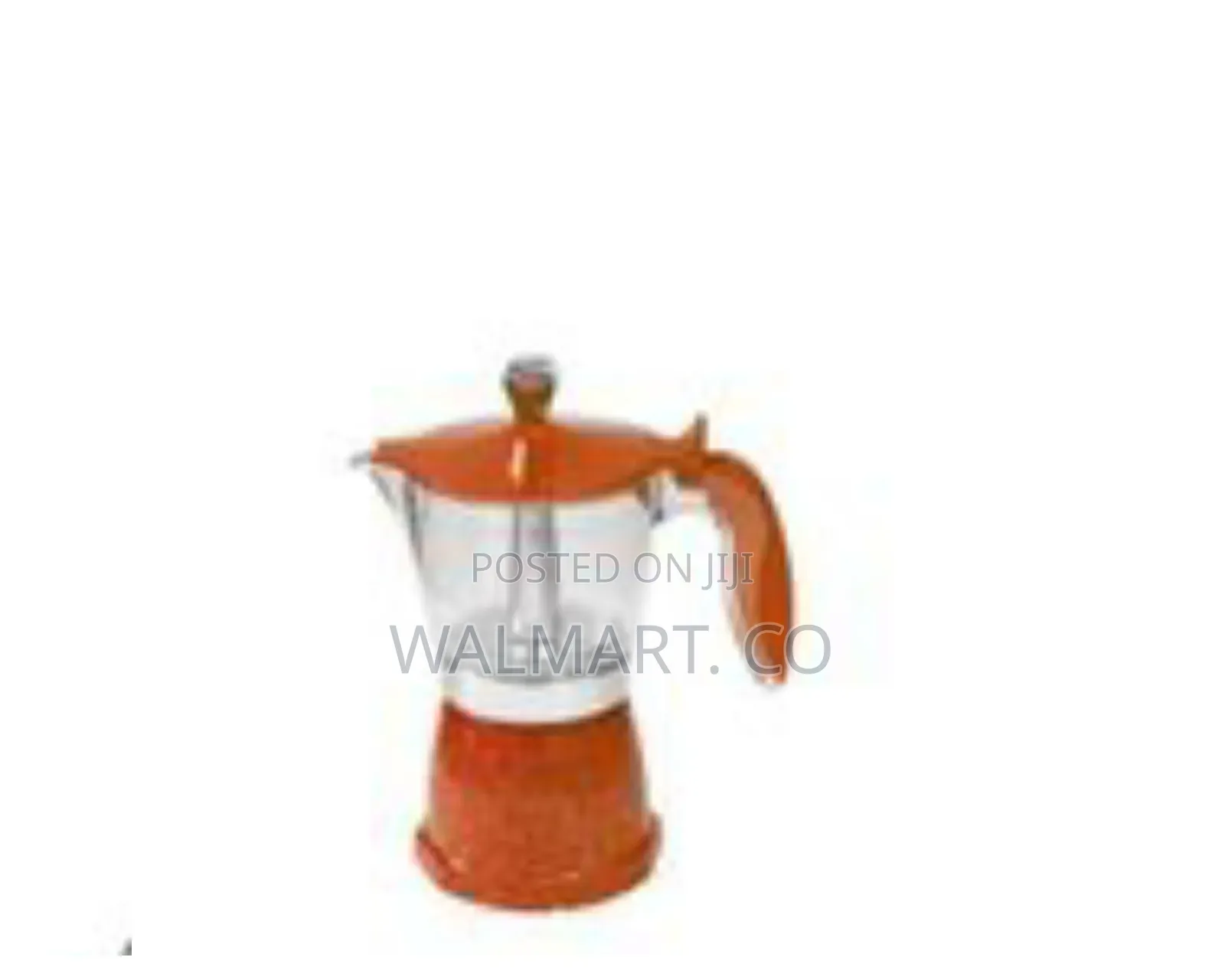 Stovetop Expresso Maker With Glass Carafe and Granulated Base