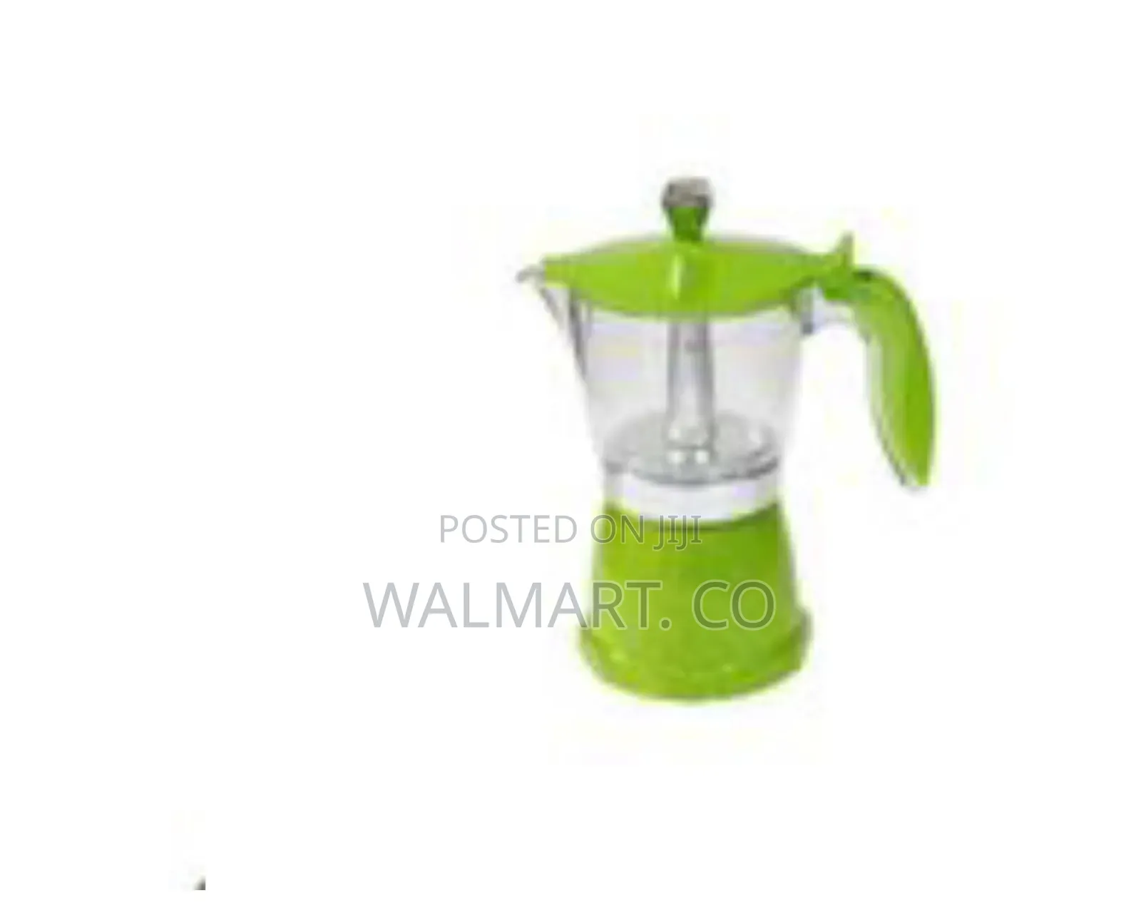 Stovetop Expresso Maker With Glass Carafe and Granulated Base