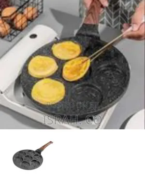 Non-stick Round Frying Pan For Making Smiley Eats For Breakfast