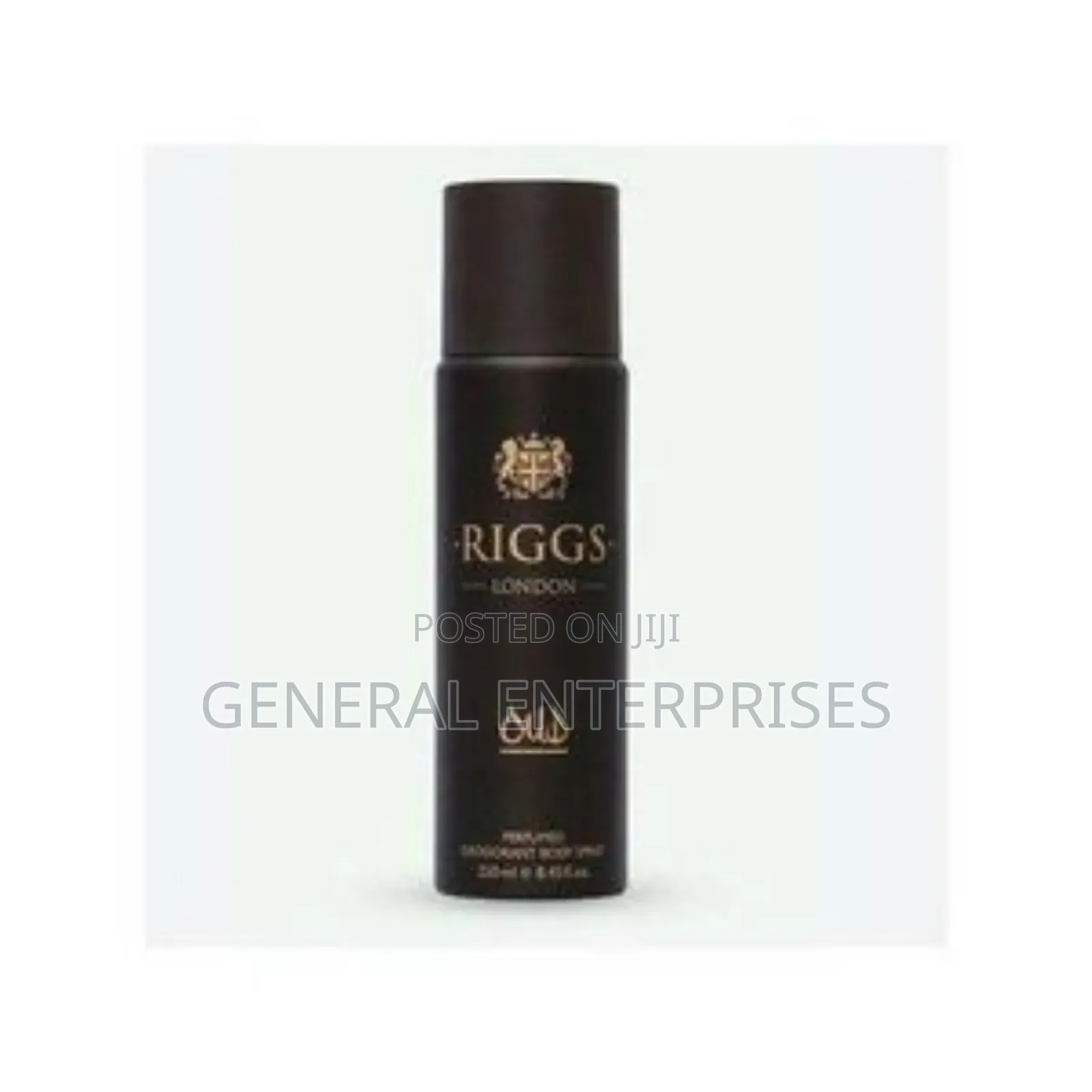 Riggs London Oud Perfumed Deodorant Body Spray, 250ml.