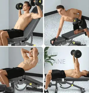 Clover Fitness T14 Pro Adjustable Weight Bench in Black