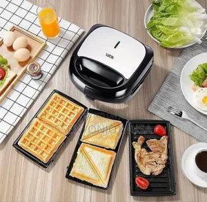Lucid LST 908 3-in-1 Sandwich Maker -Toast, Waffle, Grilled-