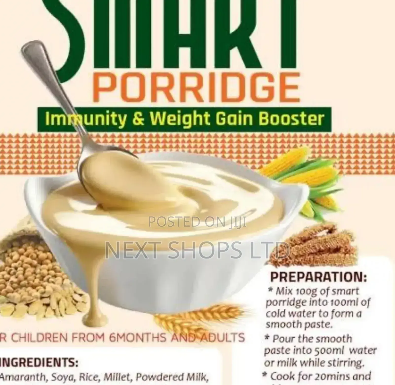 Weight Gain Porridge/ 7 Days Weight Gain Porridge/Super Weights Gains