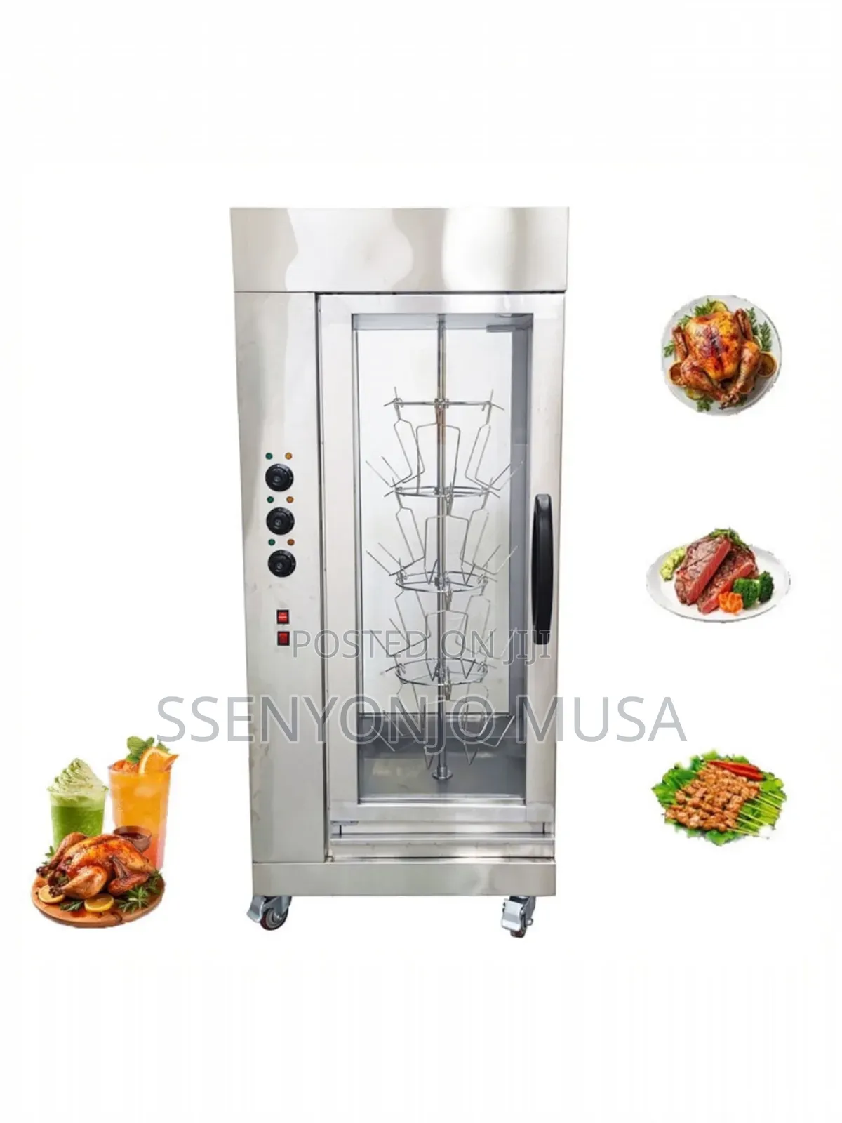 Tansik Commercial Electric Chicken Rotisserie Oven – 8kw Single Phase.