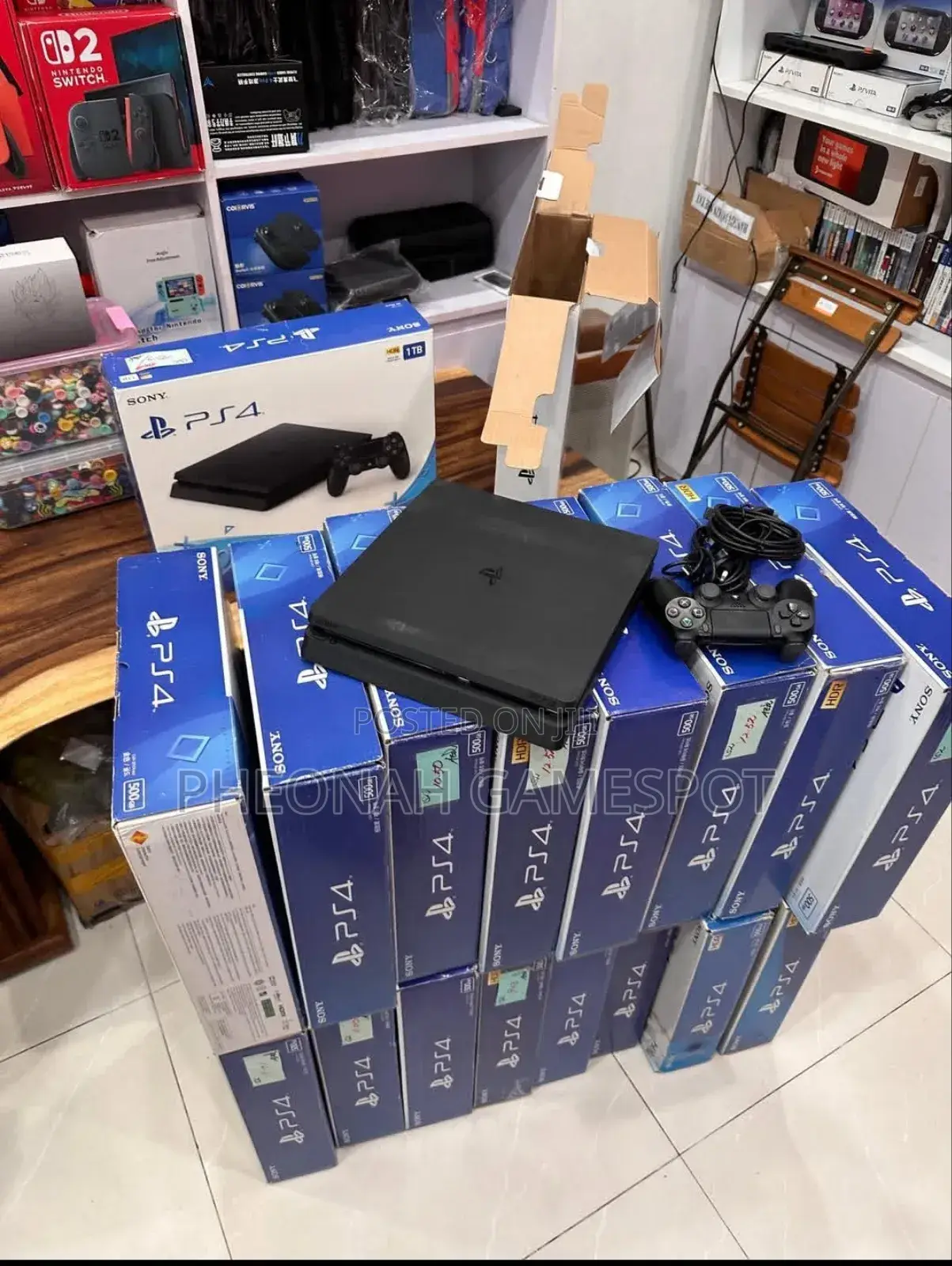 Brand New Playstation 4 Slim 1tb Storage, 25 Games and 2 Pads. So Good