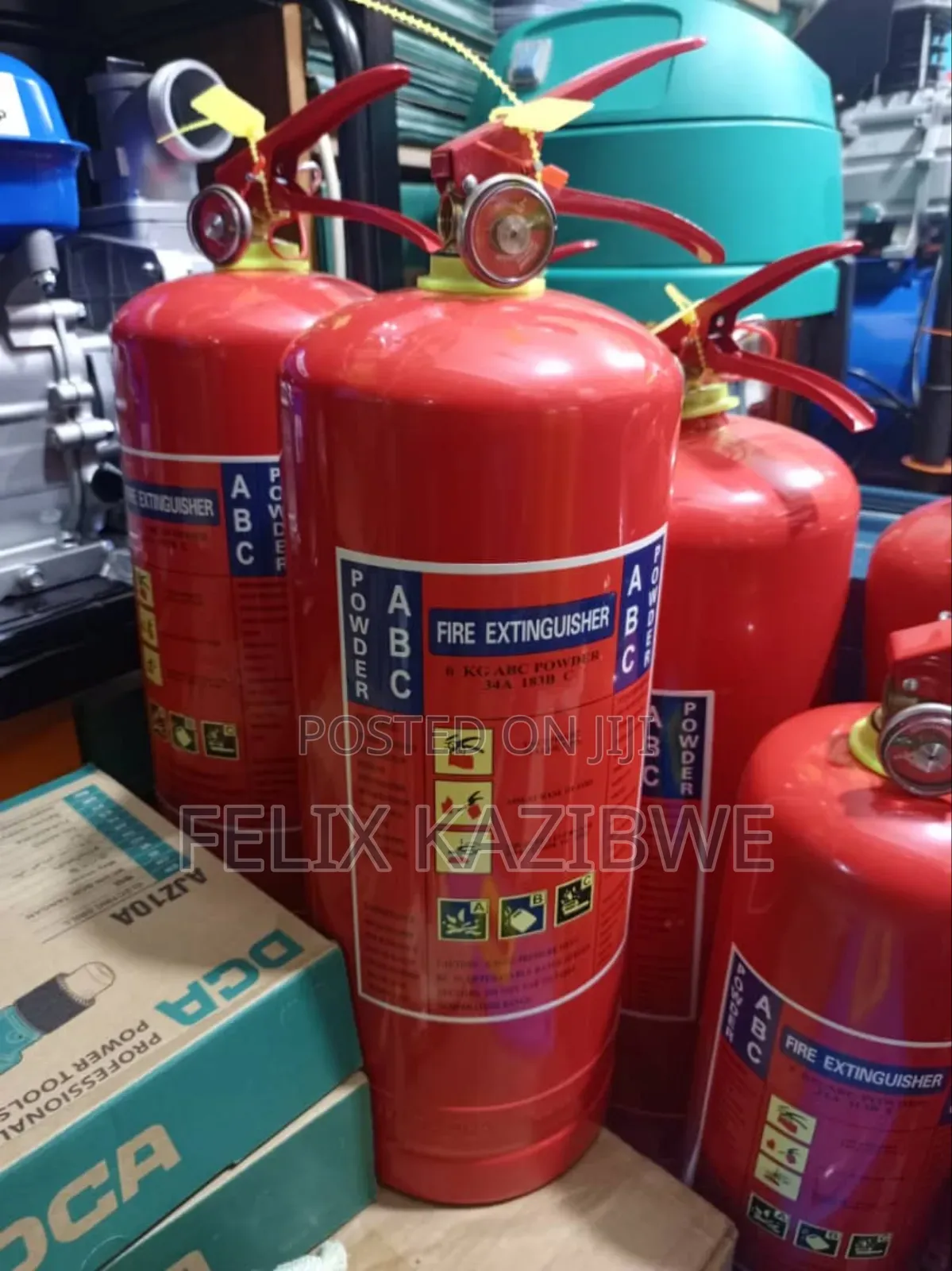 6 Kg Abc Dry Chemical Powder Fire Extinguisher.