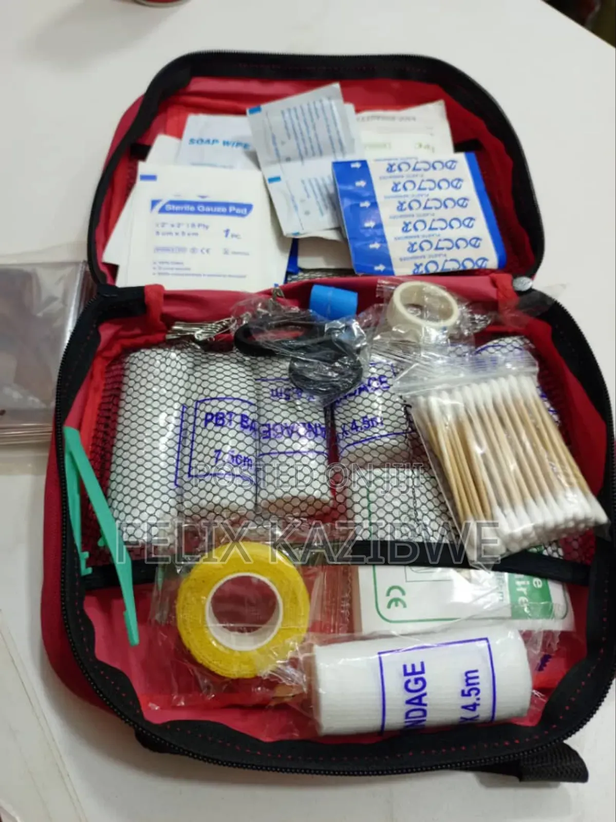 Portable First Aid Kit.