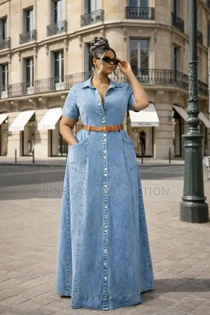 Women's Long Jean Dresses