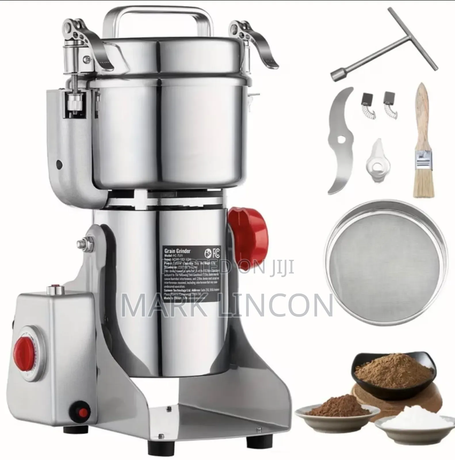 Commercial Electric Grain And Spice Grinder