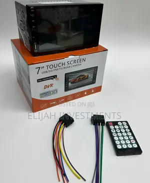 7-Inch Double Din Car Multimedia Mp5 Player With a Touchscreen Display
