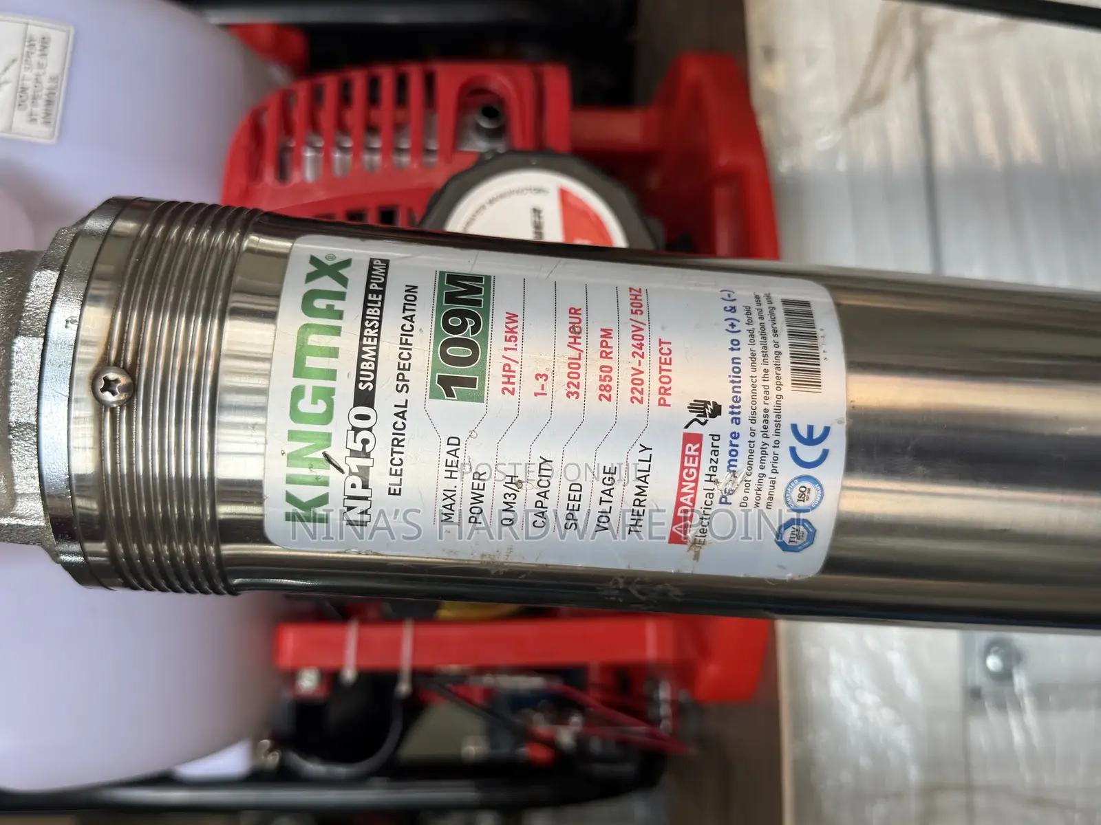 Water Pump Kingmax 109meters