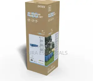 Intex 4.5 M X 2.2 M X 0.84 M Rectangular Frame Pool Set