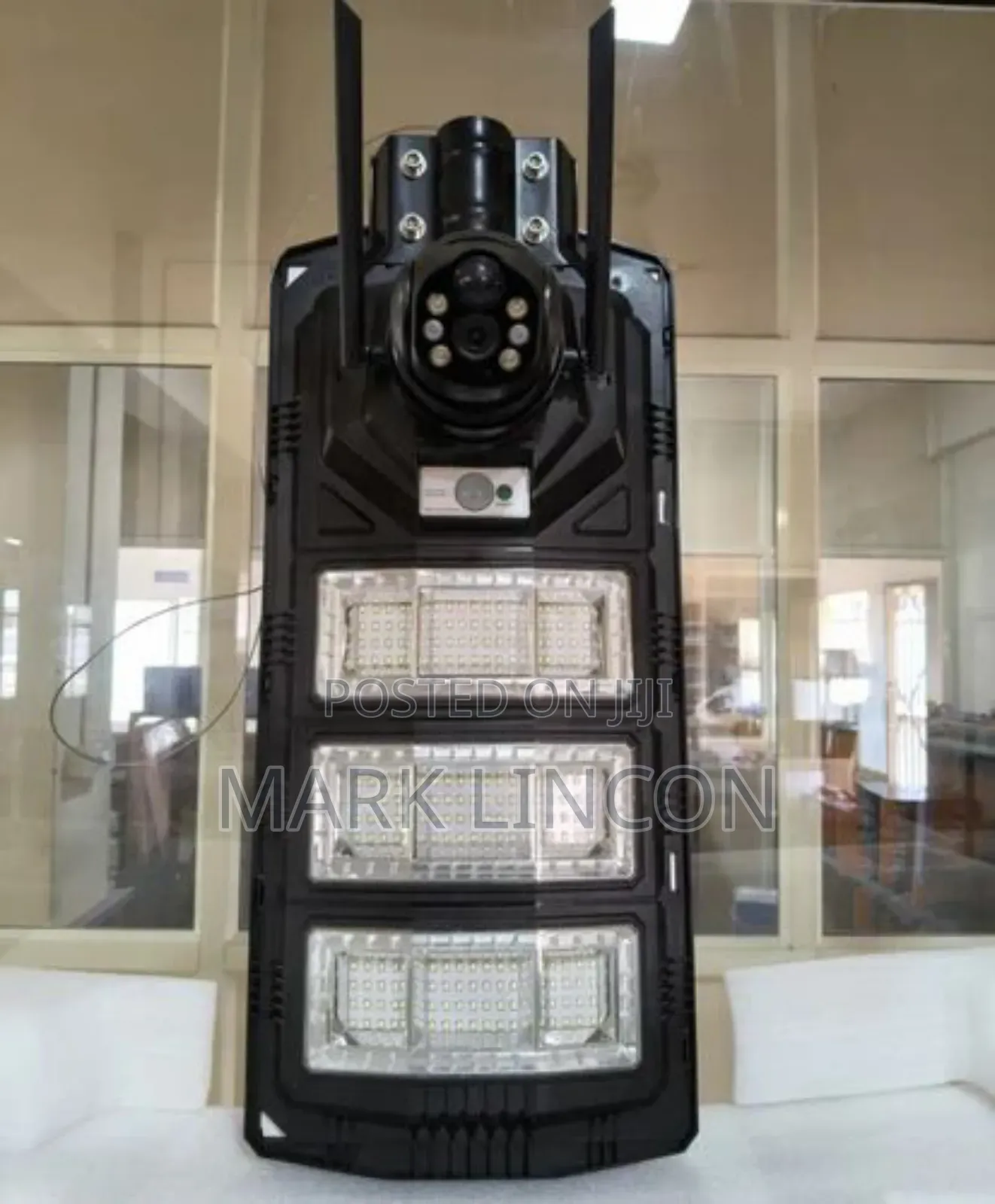 Solar Street Light With a Built- In Security Camera