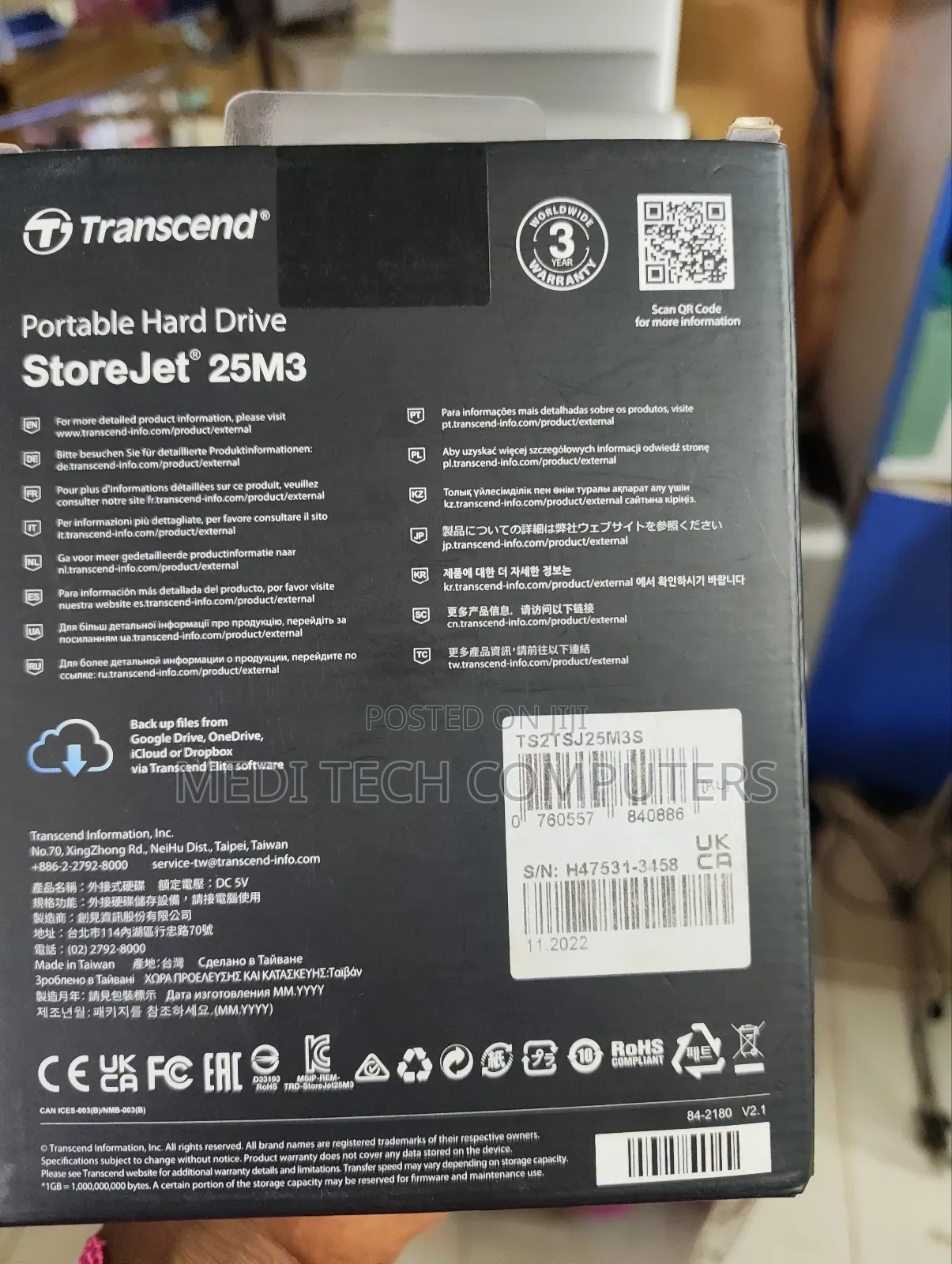External Transcend Drive