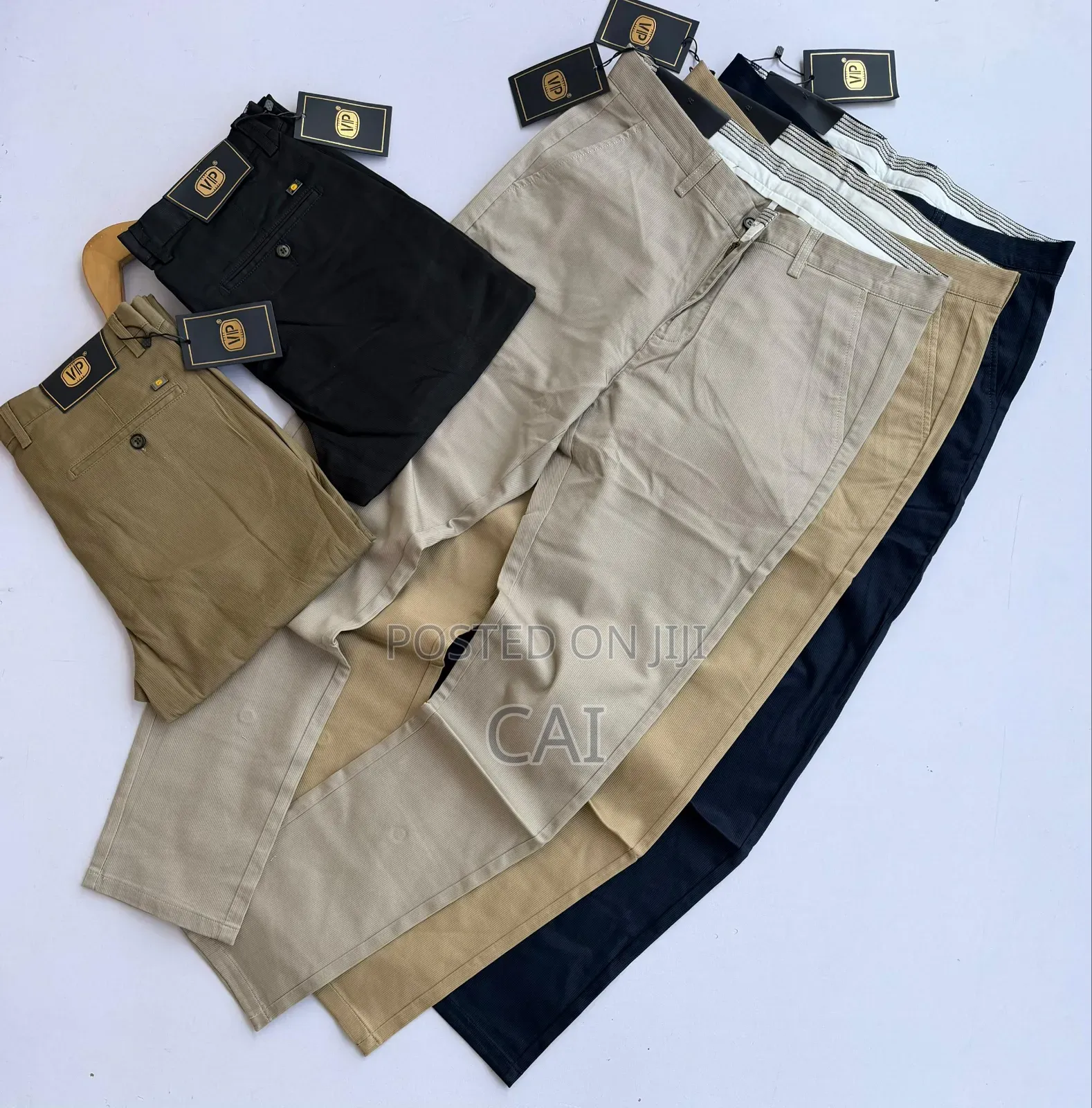 Men's Vip Brand Cotton Khaki Trousers