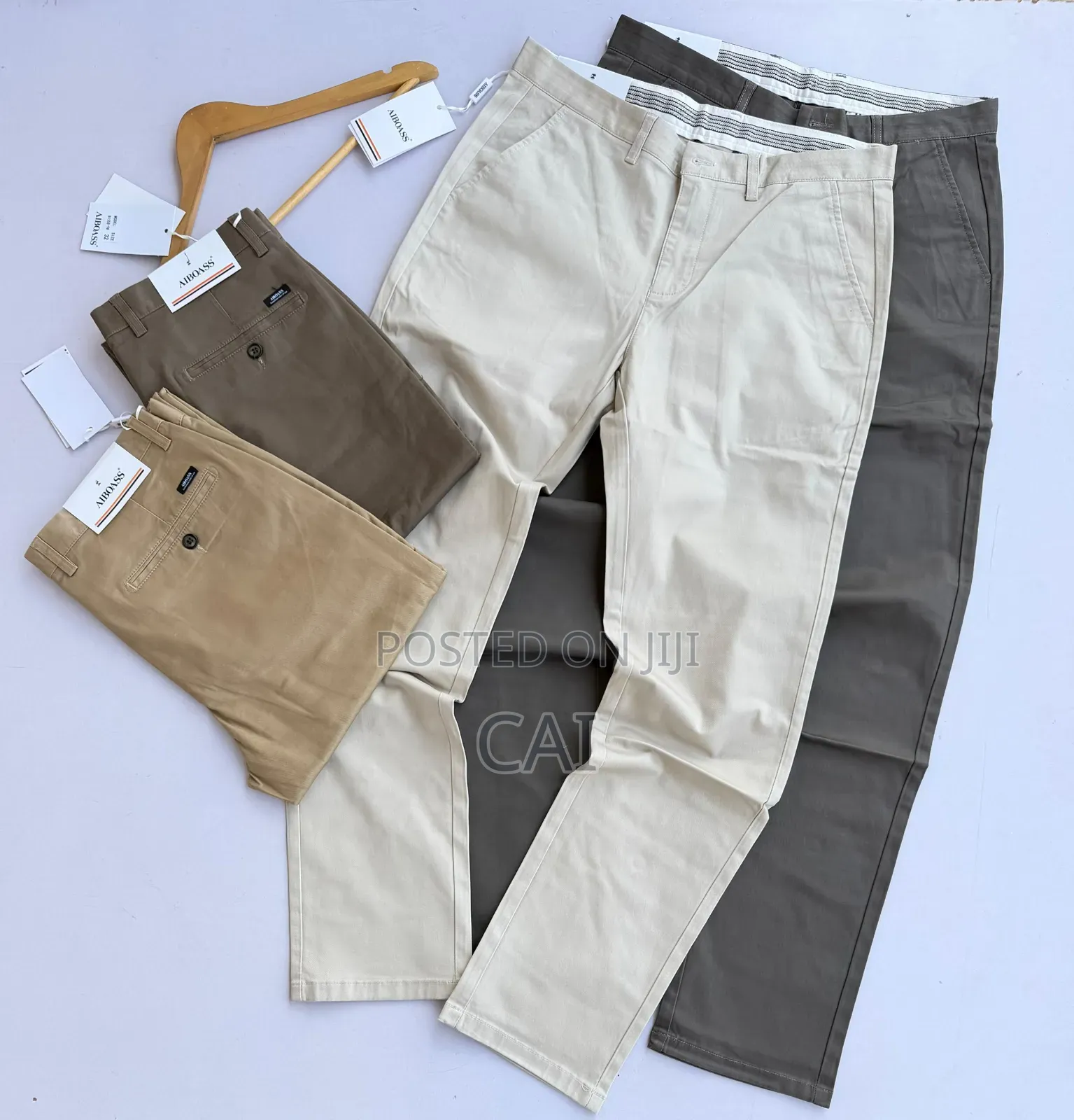 Men's Vip Brand Cotton Khaki Trousers