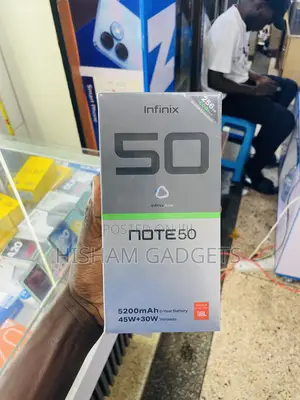 New Infinix Note 50 4G 256 GB Black
