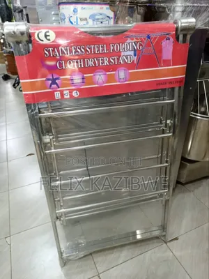 Stainless Steel Folding Cloth Dryer Stand.