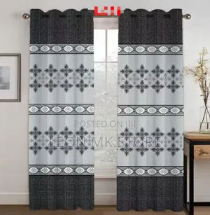 2pcs Living Room and Bedroom Curtains
