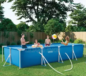 Intex 4.5 M X 2.2 M X 0.84 M Rectangular Frame Pool Set