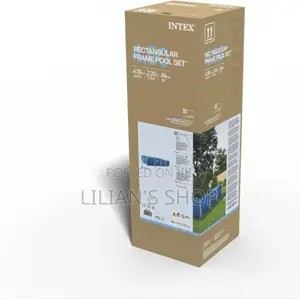 Intex 4.5 M X 2.2 M X 0.84 M Rectangular Frame Pool Set
