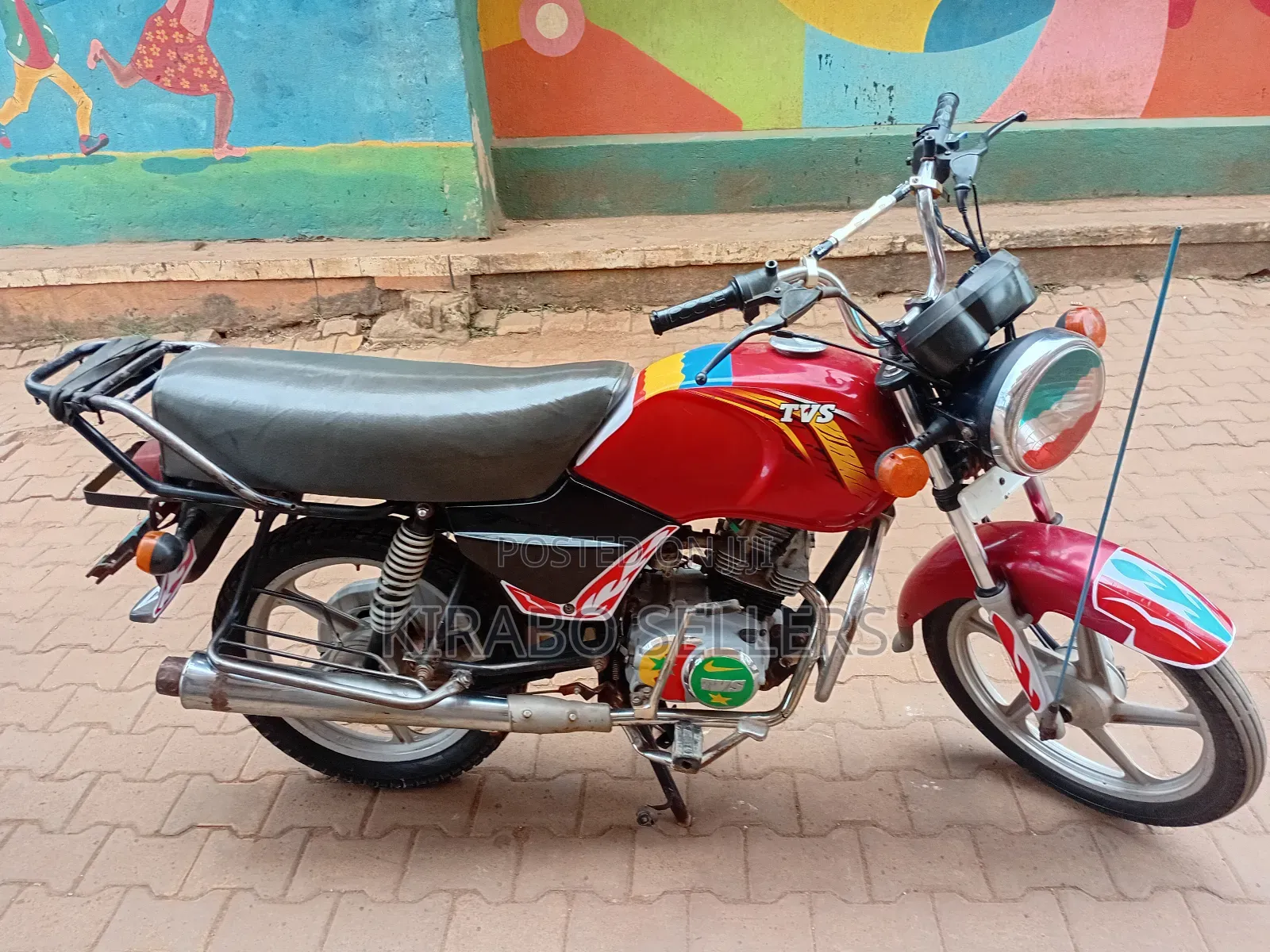 TVS XL 100 2022 Red