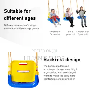 3 in 1 Indoor and Outdoor Swing for Kids