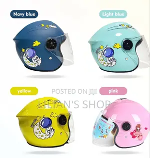 Open-Face Kids' Motorcycle or Scooter Helmet.