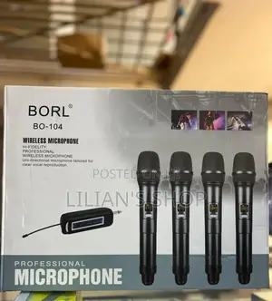 Borl Bo -104 Long Range 4 in 1 Proffetional Microphone
