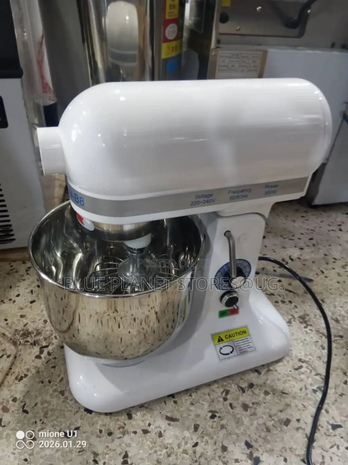 B-8 Heavy Duty 8.0litres Dough/Cake Spiral Stand Mixer || B8