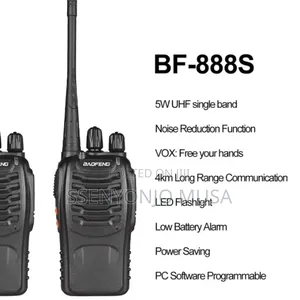 Baofeng Bf-888s 5w Uhf Two-way Radio | Long Range Walkie Talkie