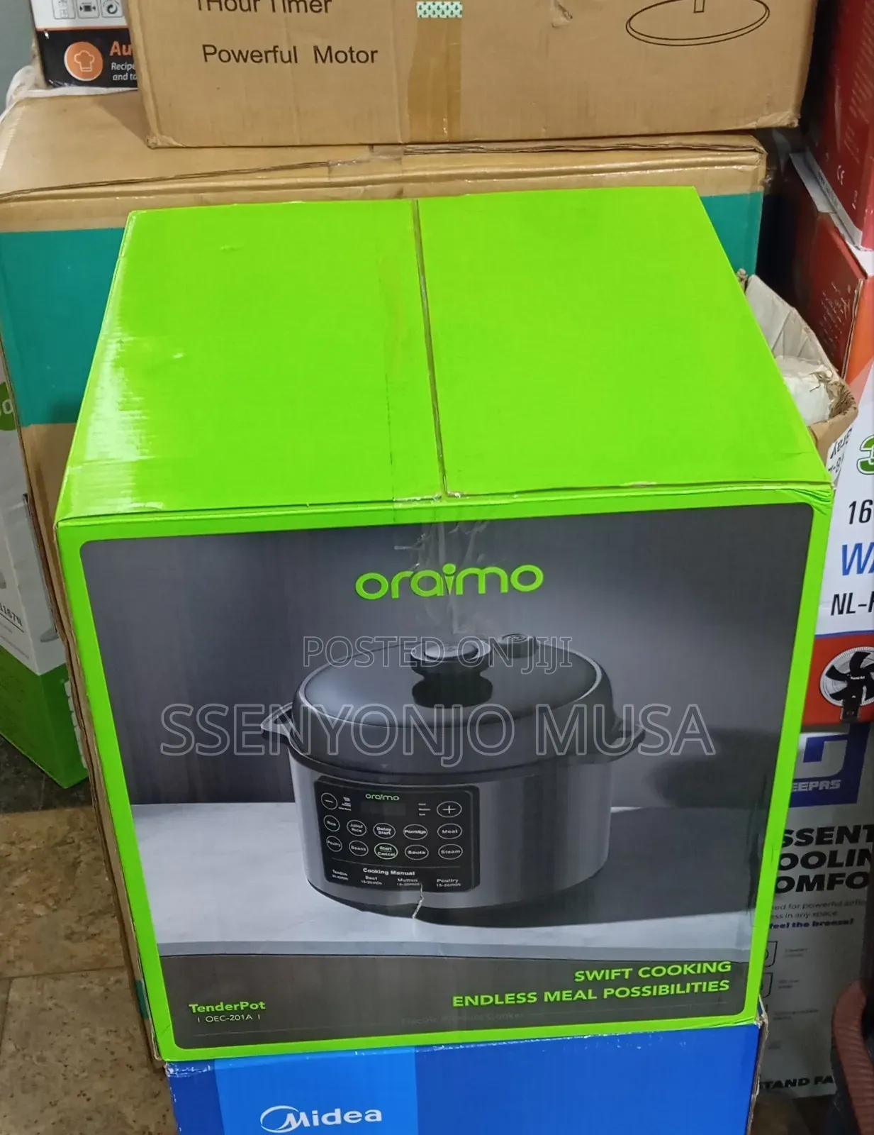 Oraimo 6l Electric Pressure Cooker – 1000w Fast Cooking, 220–240v