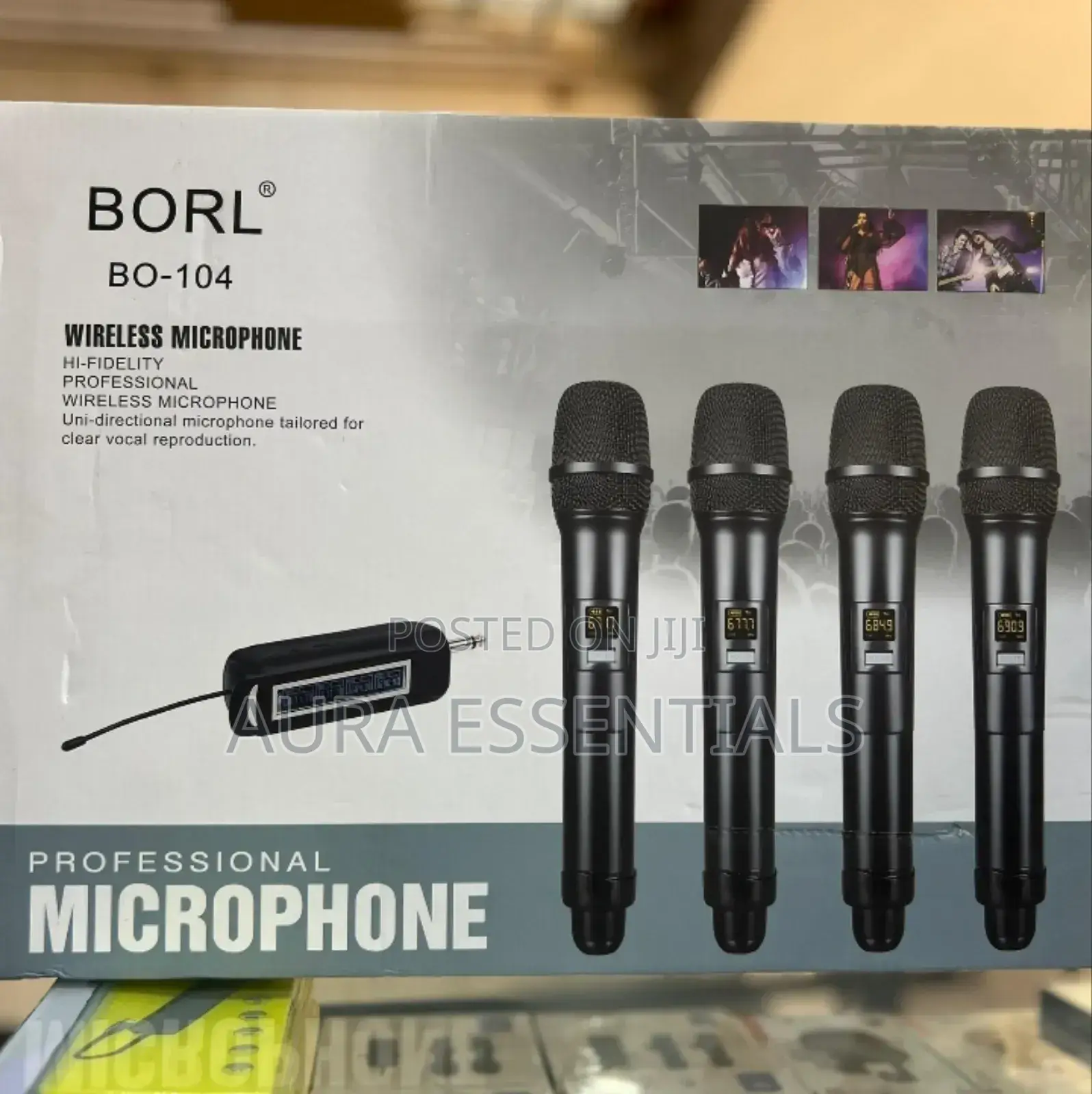 Borl Bo -104 Long Range 4 in 1 Proffetional Microphone