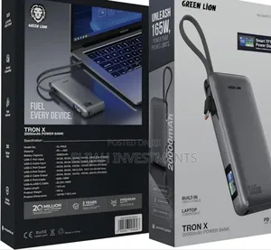 Two Green Lion Tron X 20000mah Power Banks