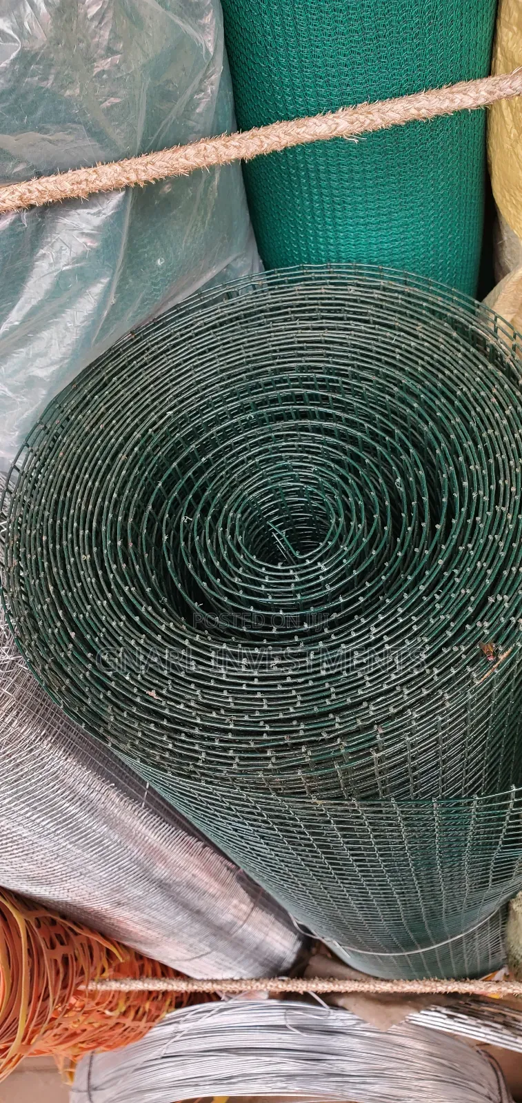 1.2m X 25m PVC Green Coated Mesh for Rabbits, Chicken, Dogs Cats