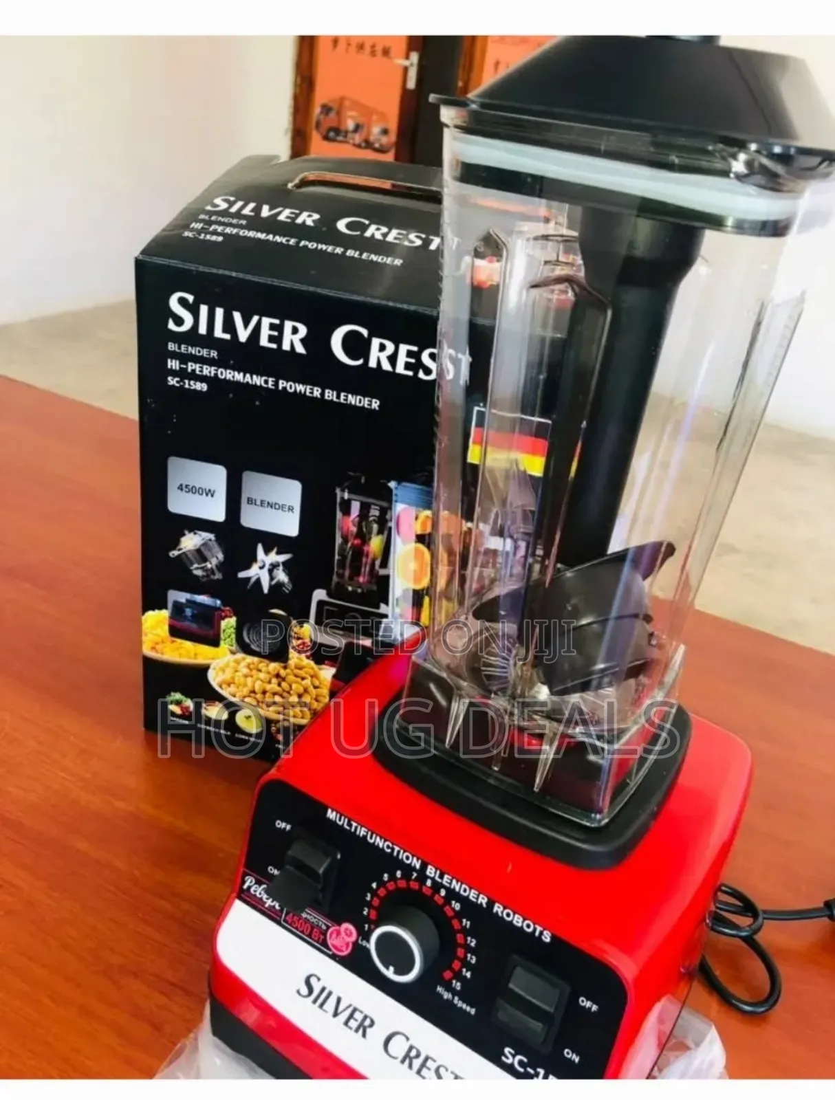Silvercrest 2l Commercial Blender For Heavy Duty Works & Business