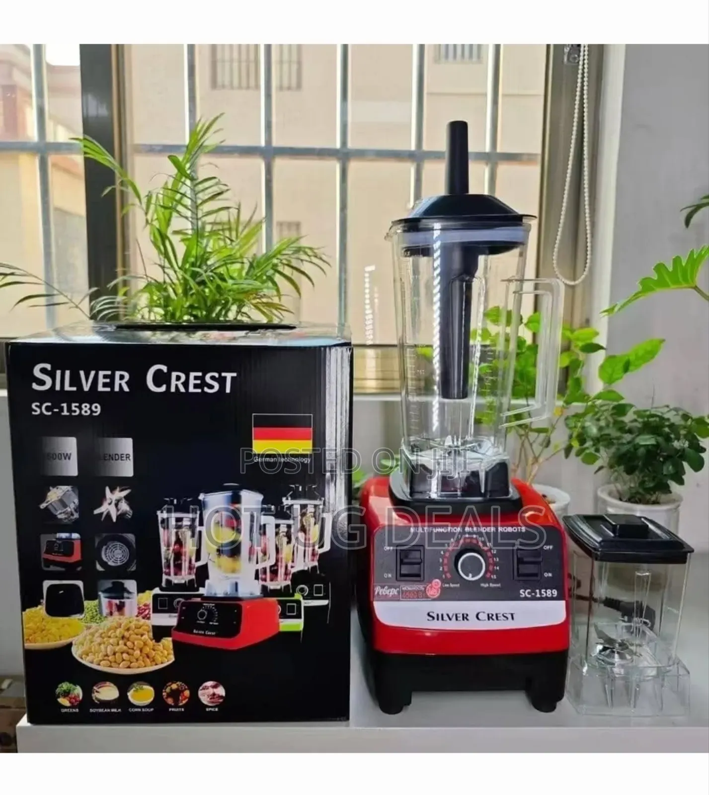Silvercrest 2l Commercial Blender For Heavy Duty Works & Business