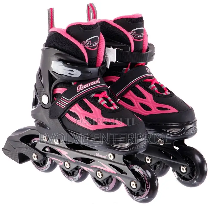 Children's Roller Skates With Protectors and Helmet