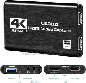 Hdmi Video Capture Card, 1080p 60fps, Hdmi To Usb 3.0 Capture Card